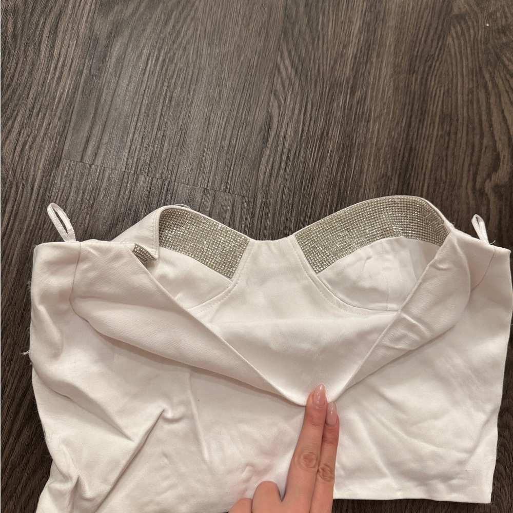 Zara NWT White Women's Intimate Top